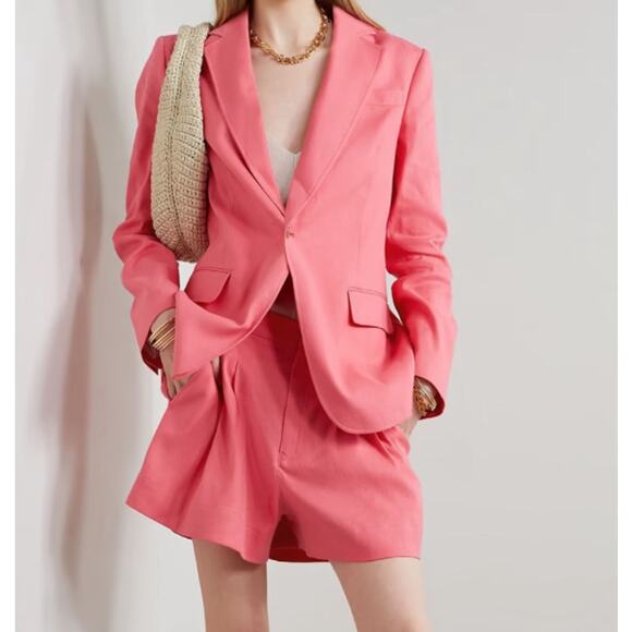 A.L.C. Donivan Linen Blend Women blazer Women US Size 12 - Picture 2 of 5